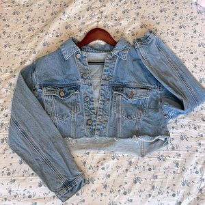 John galt cropped denim jacket